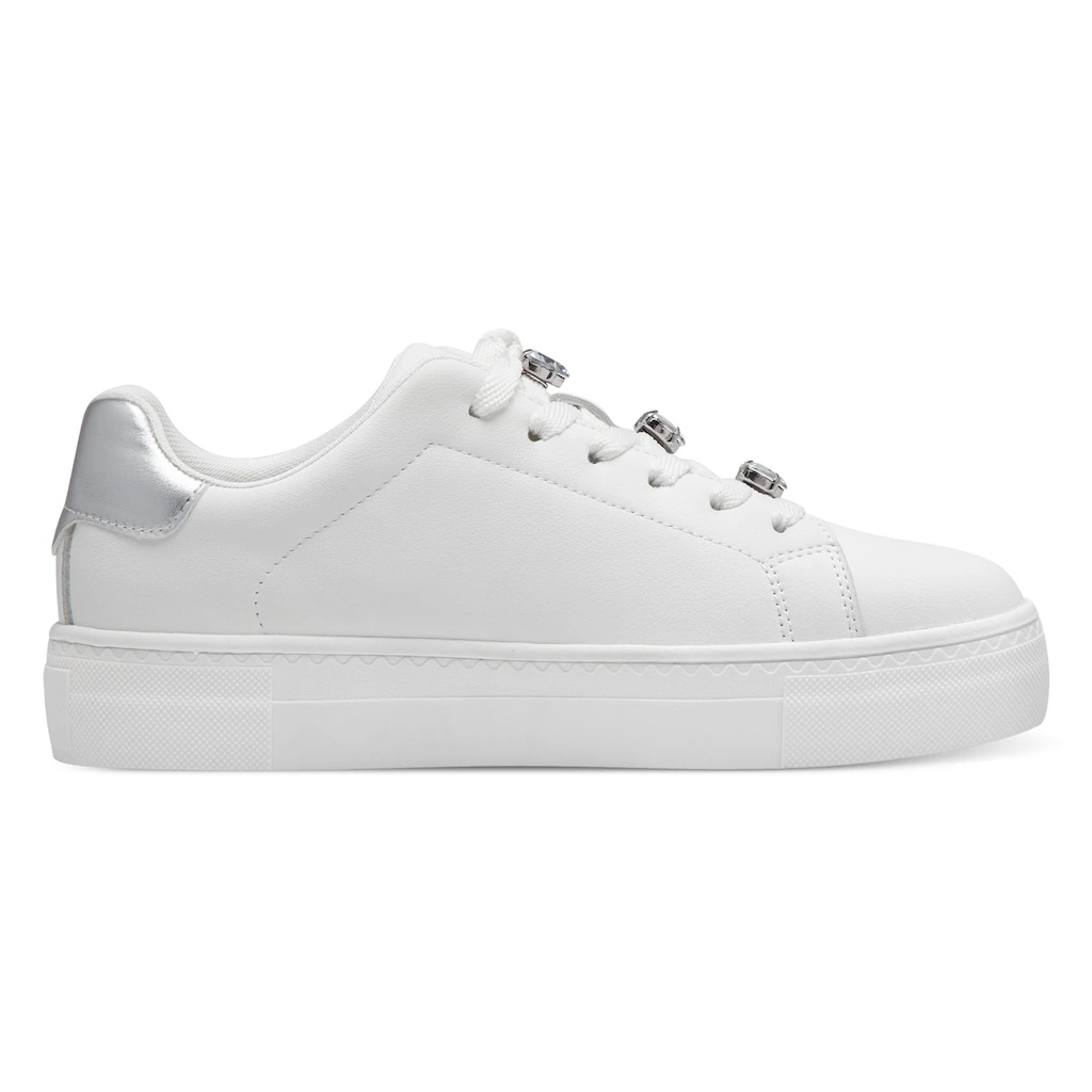 Tamaris Plateausneaker Freizeitschuh Halbschuh Schnürschuh Mit Schmucksteinen Verziert Kaufen