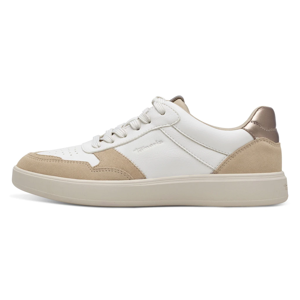 Tamaris Plateausneaker Freizeitschuh Halbschuh Schnürschuh Mit Kontrastbesätzen Kaufen