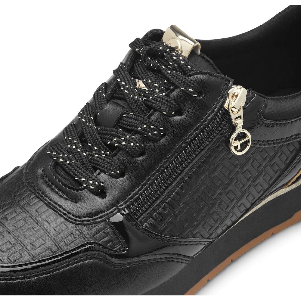 Tamaris Plateausneaker Freizeitschuh Halbschuh Schnürschuh Mit Dezenten Metallic-Details Online Bestellen