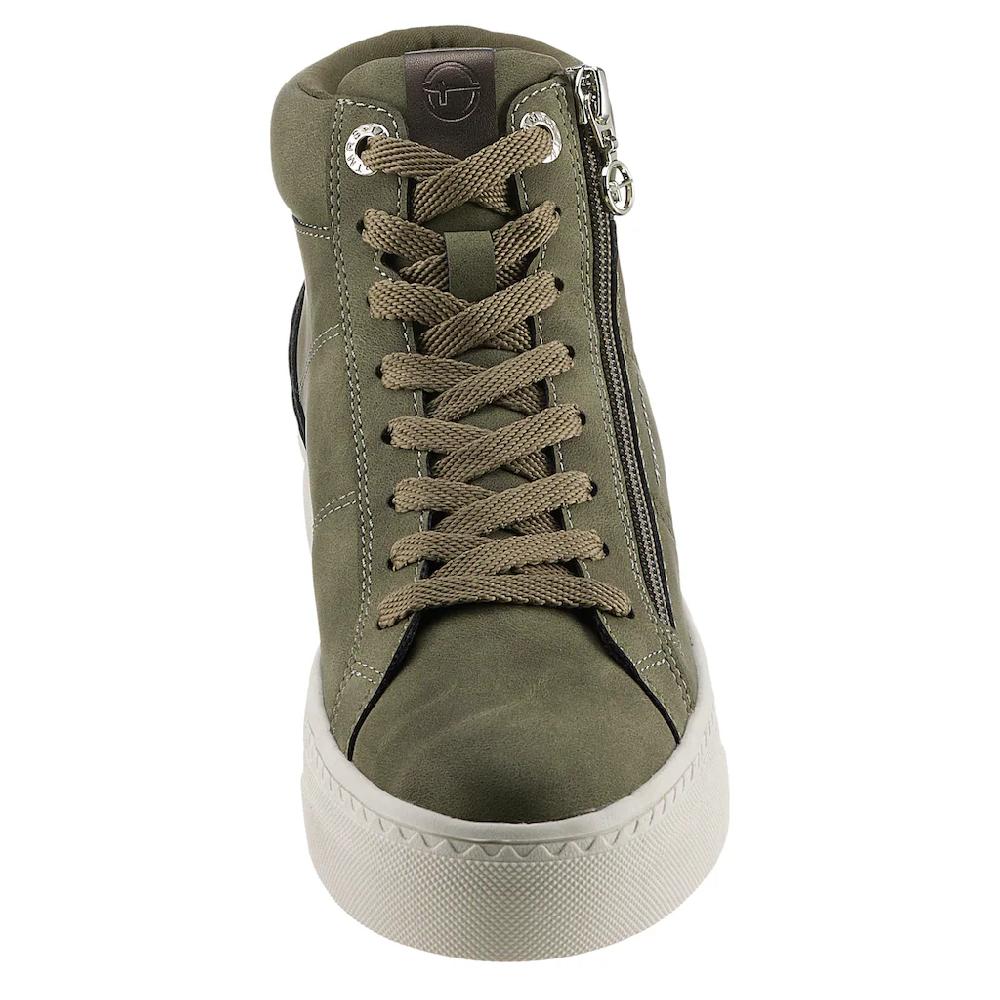 Tamaris Plateausneaker High-Top-Sneaker Freitzeitschuh Schnürer Gepolsterter Schaftrand Kaufen