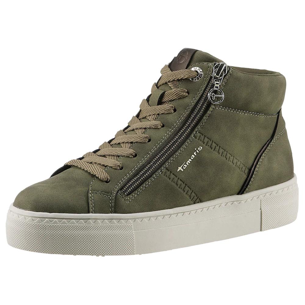 Tamaris Plateausneaker High-Top-Sneaker Freitzeitschuh Schnürer gepolsterter Schaftrand kaufen