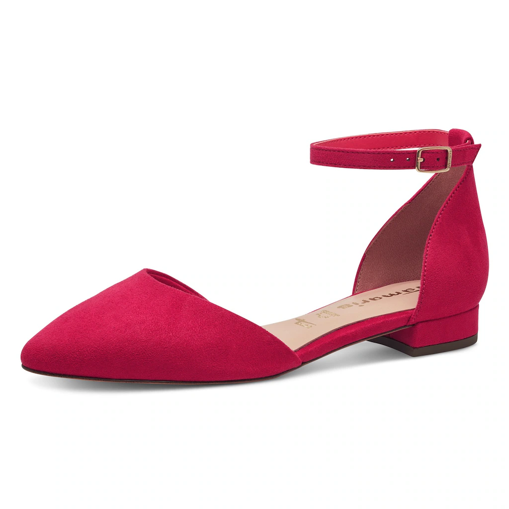 Tamaris Riemchenballerina Blockabsatz Sandalette Abendschuh mit verstellbarem Riemchen online bestellen