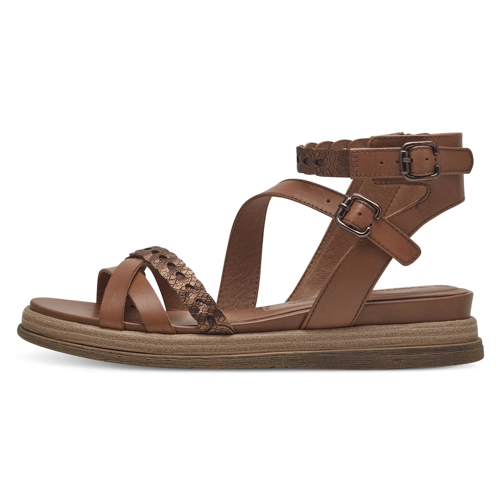 Tamaris Sandale Sommerschuh Sandalette Keilabsatz mit seitlichen Reißverschluss bestellen