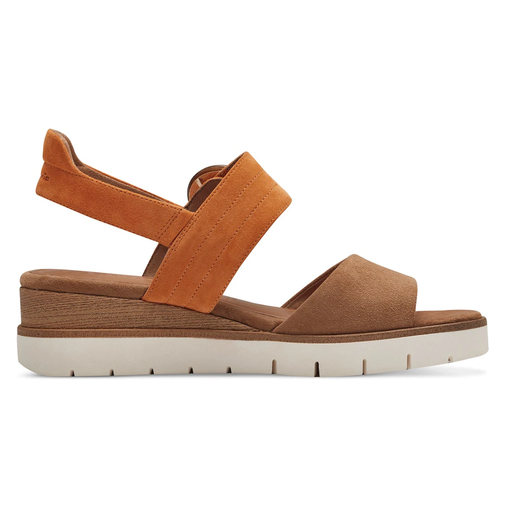 Tamaris Sandalette Sommerschuh Sandale Keilabsatz Mit Praktischem Klettverschluss Bestellen