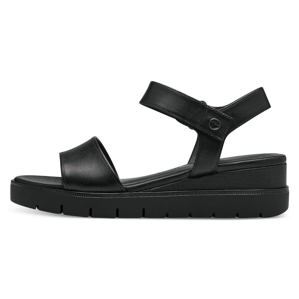 Tamaris Sandalette Sommerschuh Sandale Keilabsatz Mit Praktischem Klettverschluss ▷ Für