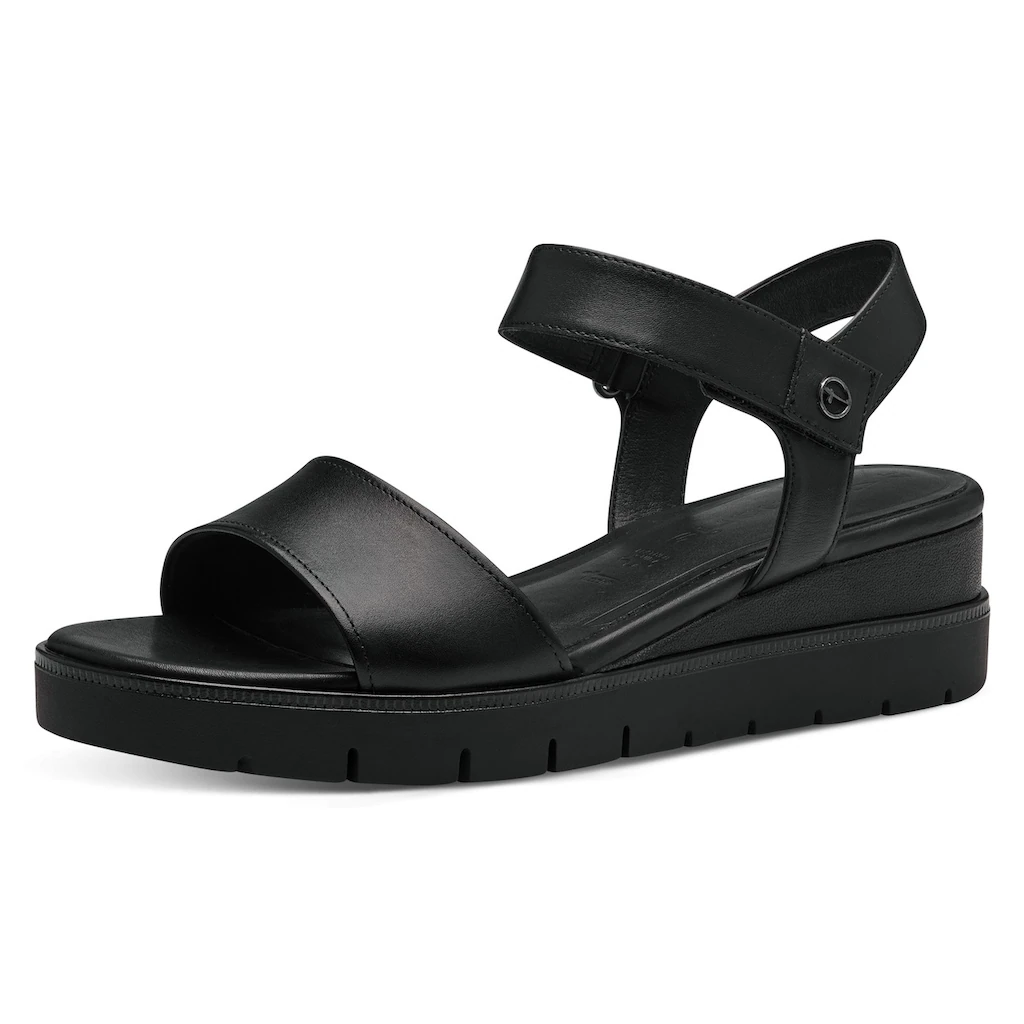 Tamaris Sandalette Sommerschuh Sandale Keilabsatz mit praktischem Klettverschluss ▷ für