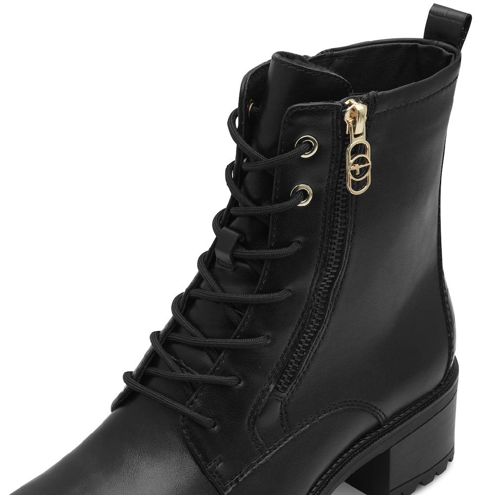 Tamaris Schnürboots Blockabsatz Schnürstiefelette Mit Zweckmäßigem Innenreißverschluss ▷ Für
