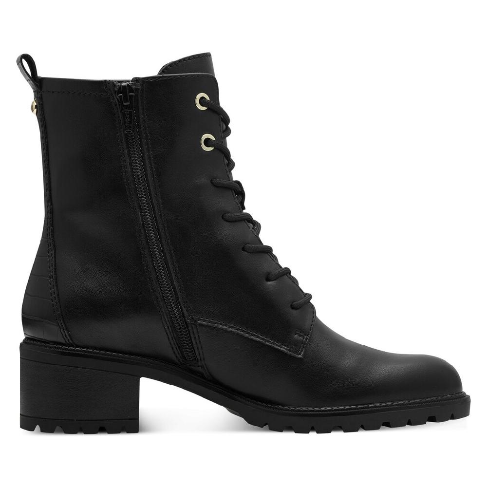 Tamaris Schnürboots Blockabsatz Schnürstiefelette Mit Zweckmäßigem Innenreißverschluss ▷ Für