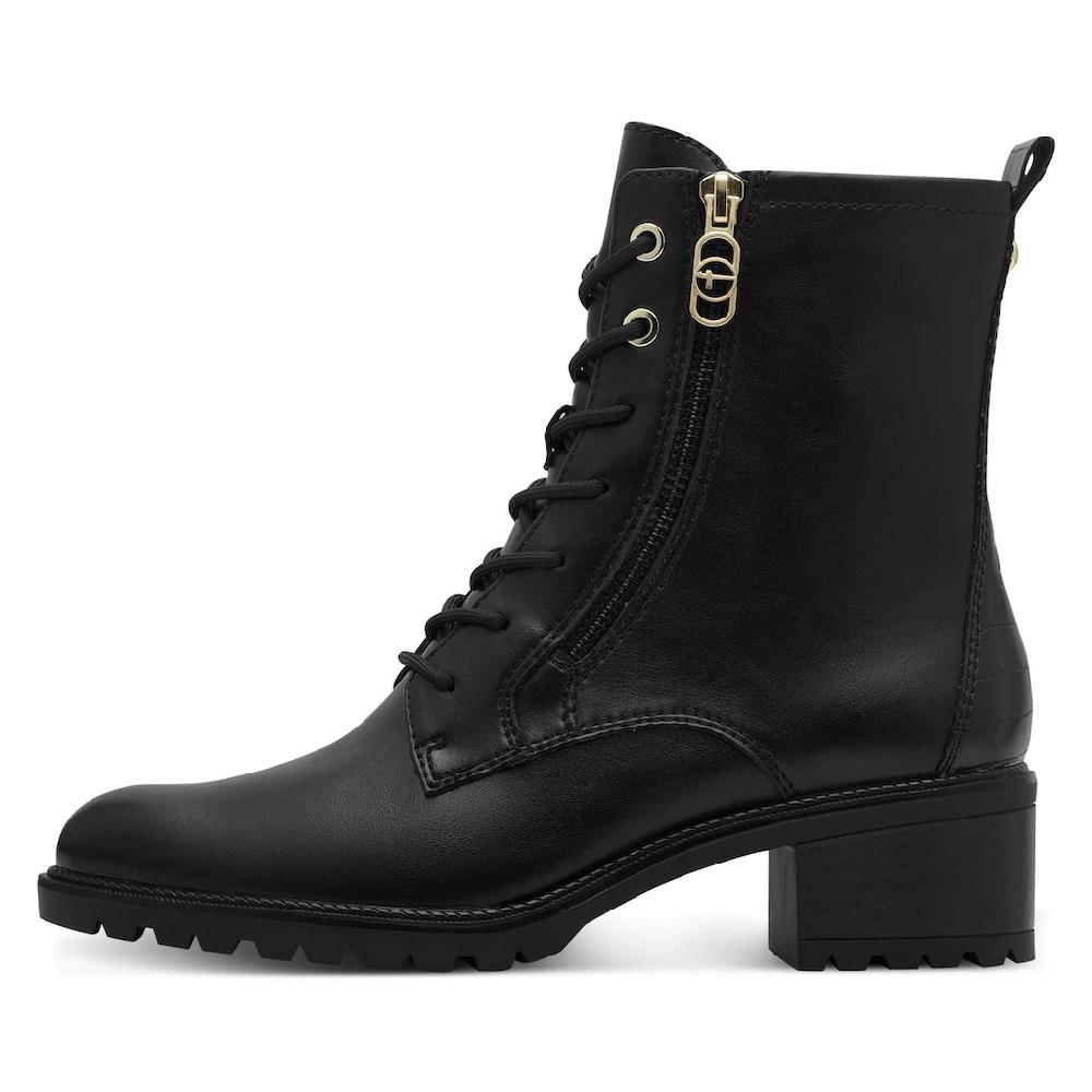 Tamaris Schnürboots Blockabsatz Schnürstiefelette mit zweckmäßigem Innenreißverschluss ▷ für
