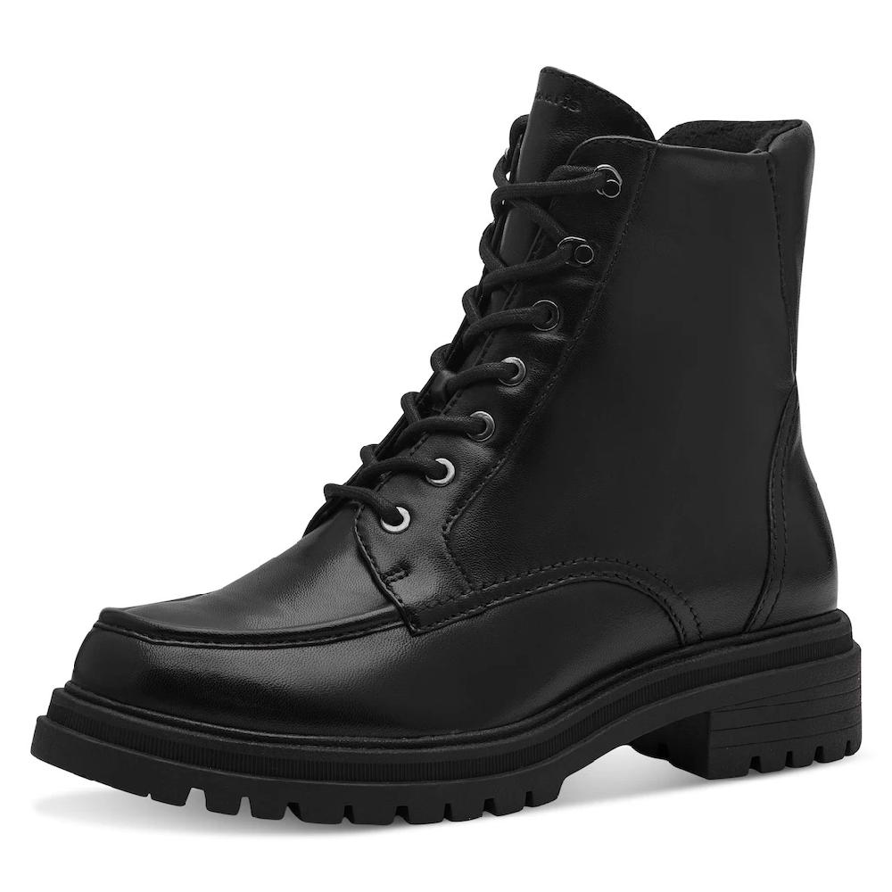 Tamaris Schnürboots Blockabsatz Schnürstielette mit Ziernaht vorne bestellen
