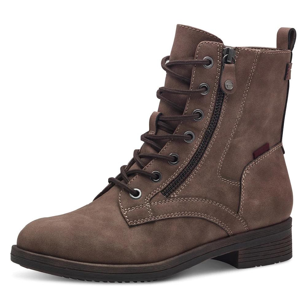 Tamaris Schnürboots »SHAE« Blockabsatz Schnürboots Stiefelette mit Zierreißverschluss online bestellen
