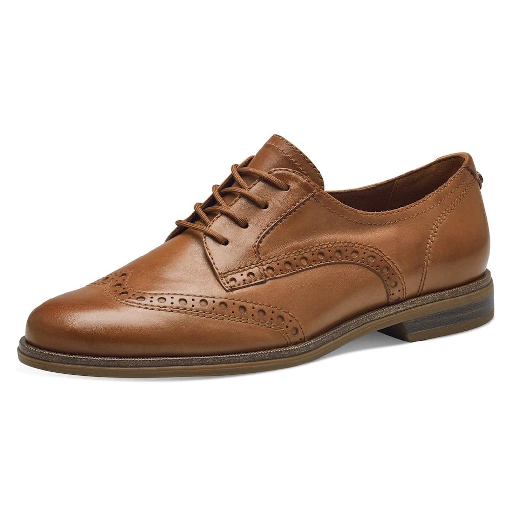 Tamaris Schnürschuh Blockabsatz Businessschuh Halbschuh mit Lyralochung online bestellen