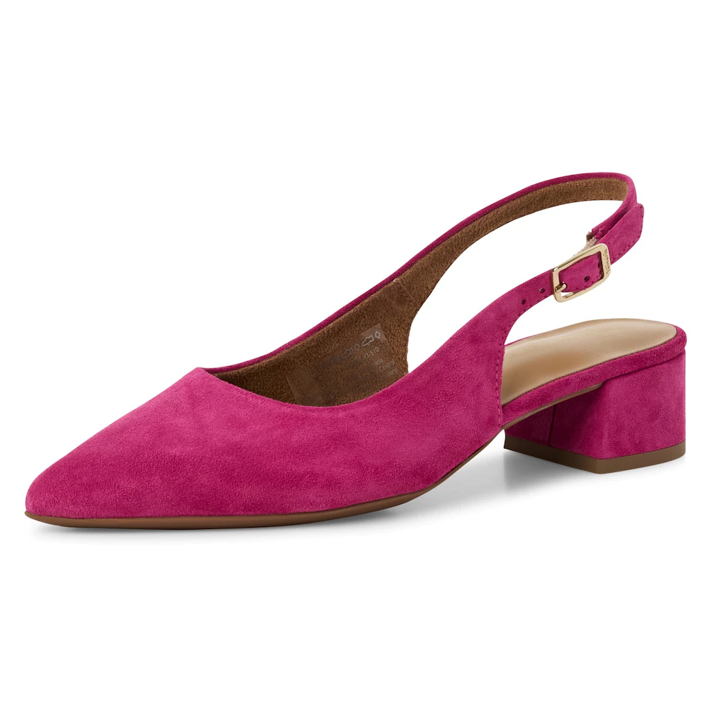 Tamaris Slingpumps Abendschuh Sommerschuh Blockabsatz mit verstellbarem Riemchen online bestellen