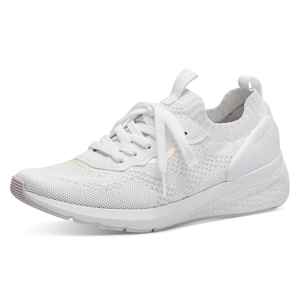 Tamaris Slip-On Sneaker Freizeitschuh Halbschuh Schnürschuh mit aufgesetzer Zierschnürung online bestellen