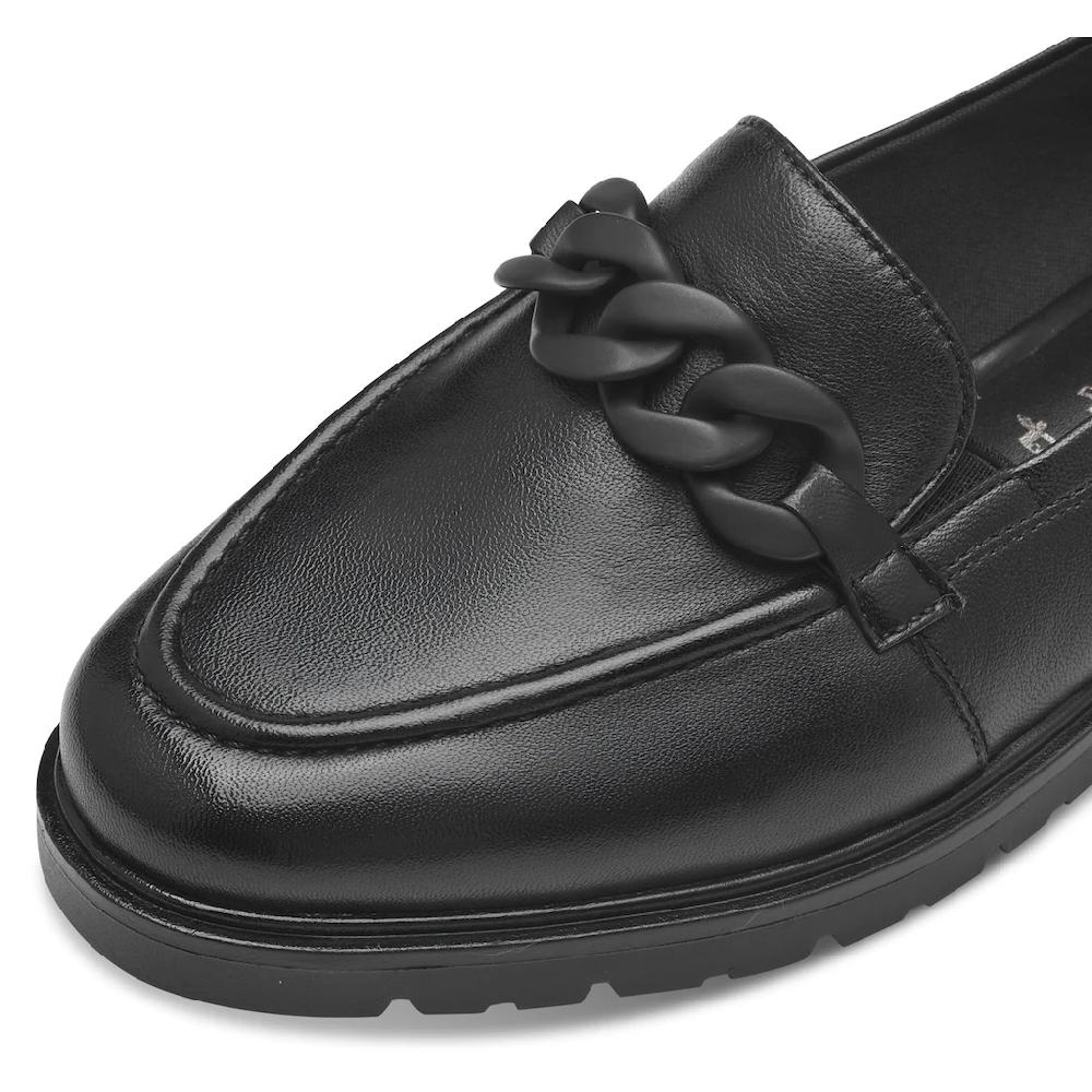 Tamaris Slipper Loafer Halbschuh Schlupfschuh Mit Eleganter Zierkette ▷ Für
