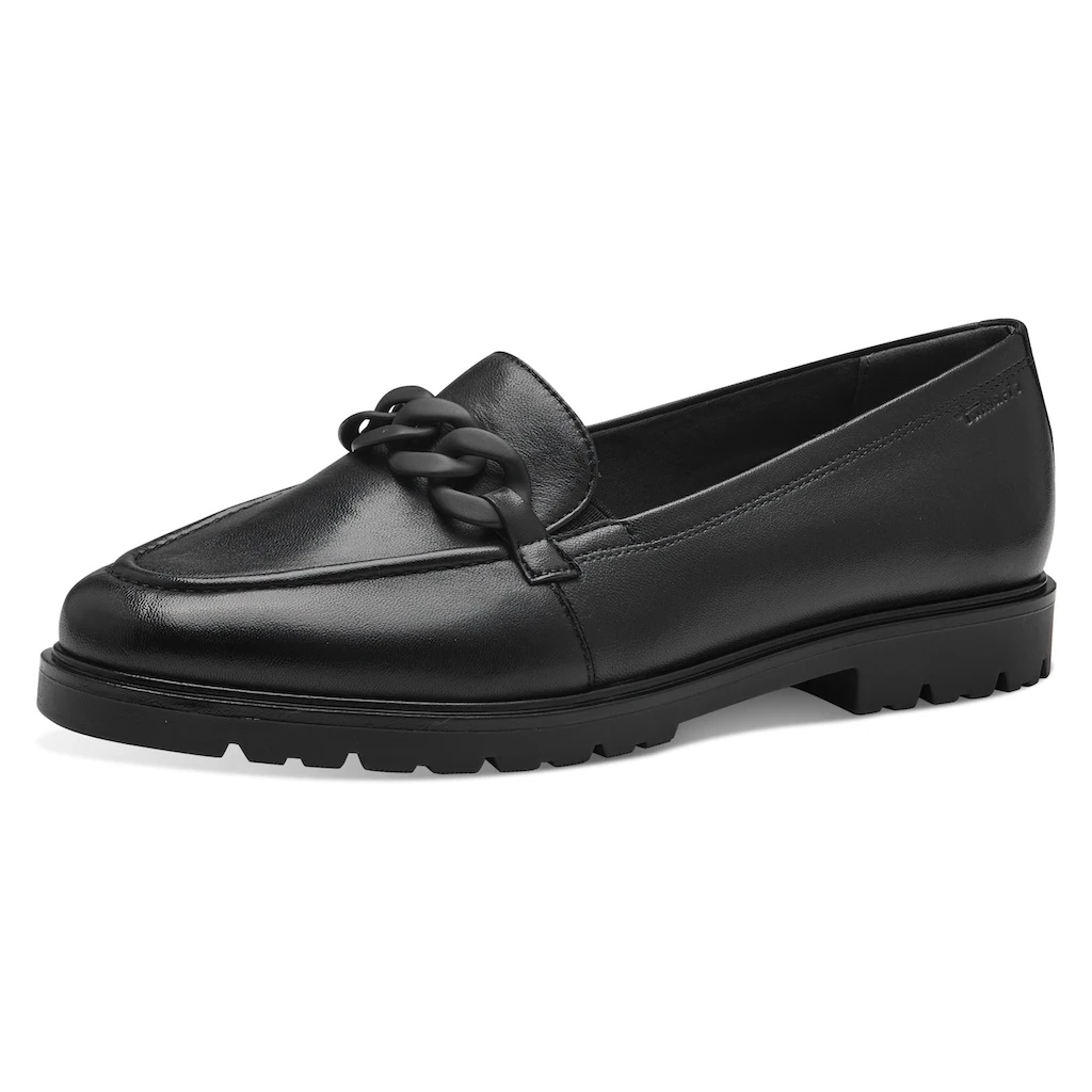 Tamaris Slipper Loafer Halbschuh Schlupfschuh mit eleganter Zierkette ▷ für