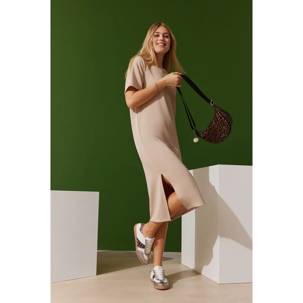 Tamaris Sneaker Freizeitschuh Halbschuh Schnürschuh Mit Glitter An Der Ferse Kaufen