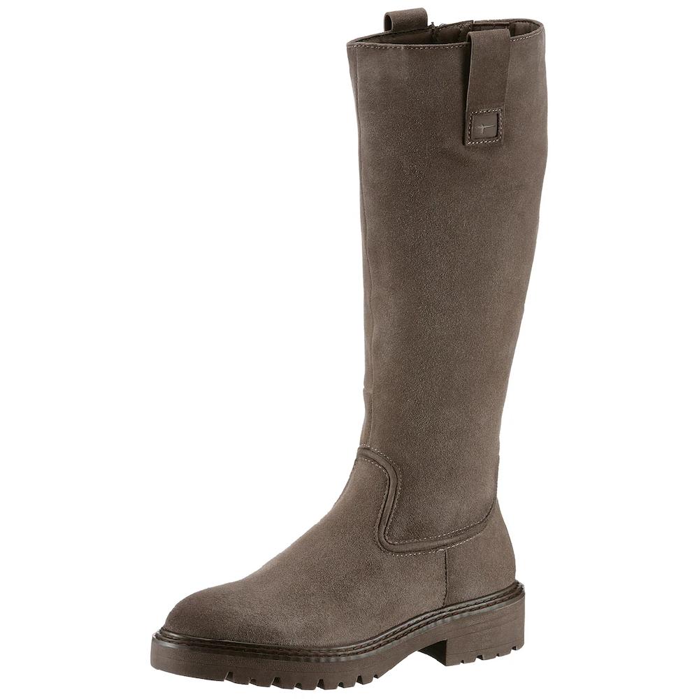 Tamaris Stiefel Blockabsatz Langschaft-Stiefel im Antik-Look ▷ für