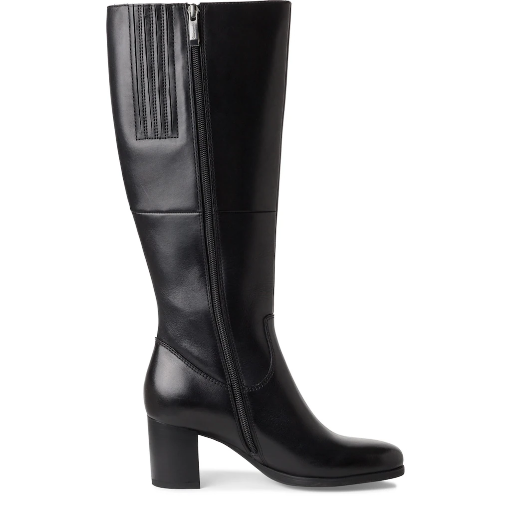 Tamaris Stiefel Blockabsatz Langschaftstiefel Verstellbarer Schnalle Am Schaftrand Online Kaufen
