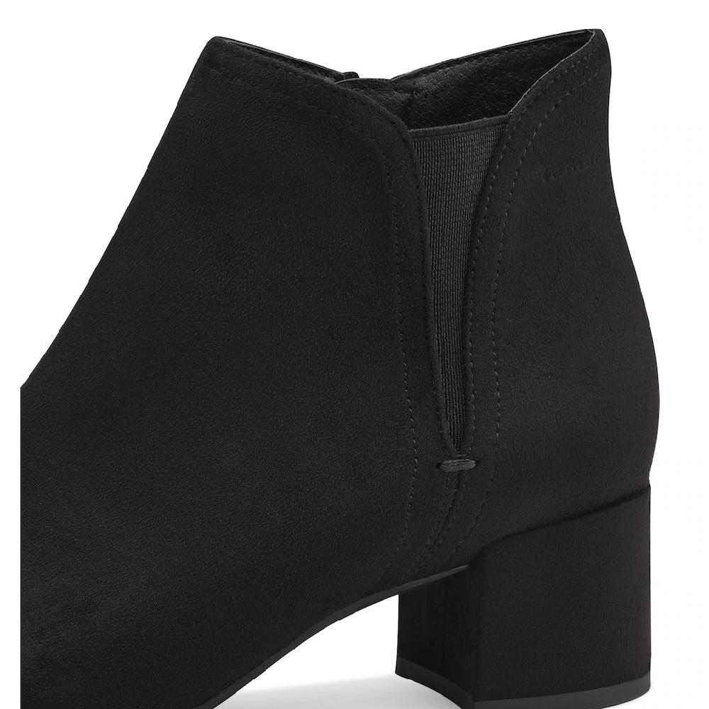 Tamaris Stiefelette Blockabsatz Businessschuh Ankleboots Mit Stretcheinsatz Online Kaufen