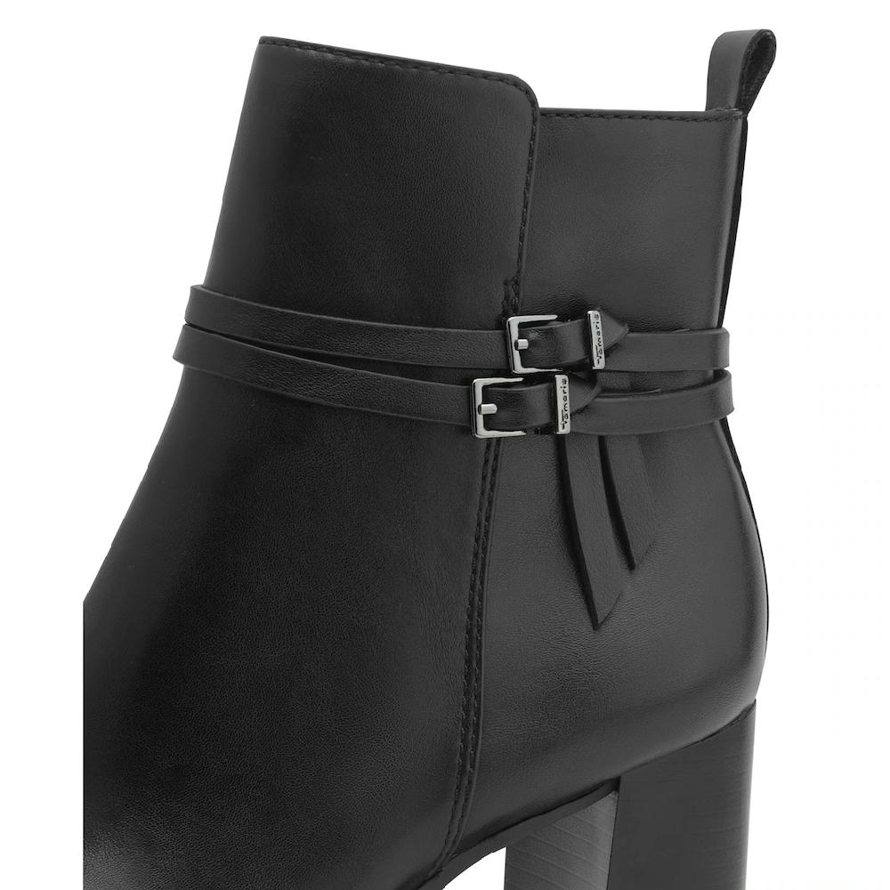 Tamaris Stiefelette Blockabsatz Businessschuh Ankleboots Mit Zierriemchen Online Bestellen