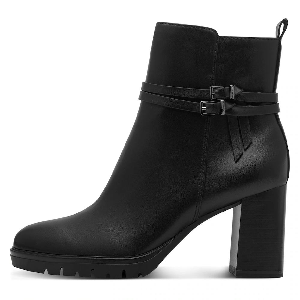 Tamaris Stiefelette Blockabsatz Businessschuh Ankleboots Mit Zierriemchen Online Bestellen