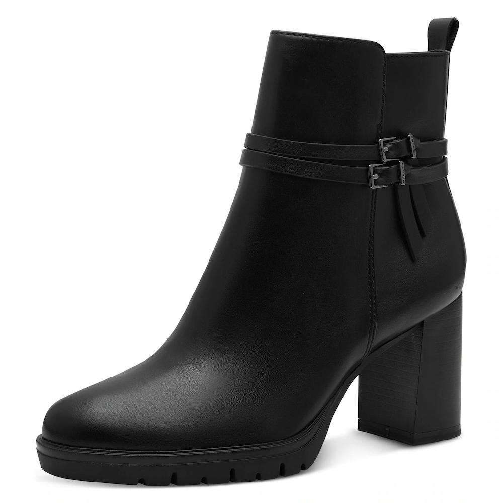 Tamaris Stiefelette Blockabsatz Businessschuh Ankleboots mit Zierriemchen online bestellen