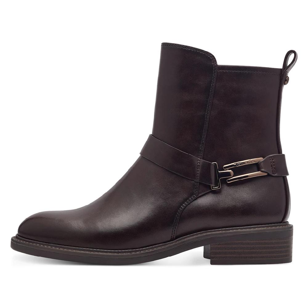 Tamaris Stiefelette Blockabsatz Businessschuh Mit Eleganter Zierschnalle Kaufen