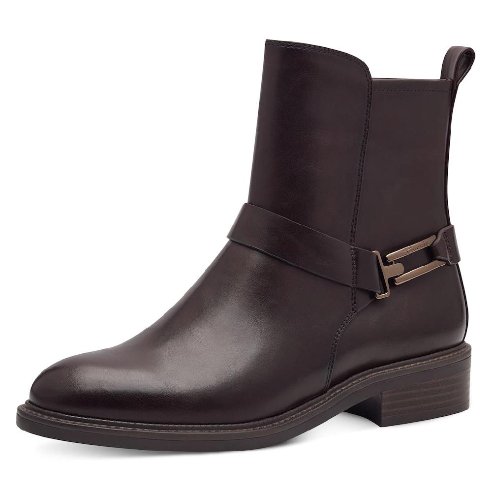Tamaris Stiefelette Blockabsatz Businessschuh mit eleganter Zierschnalle kaufen