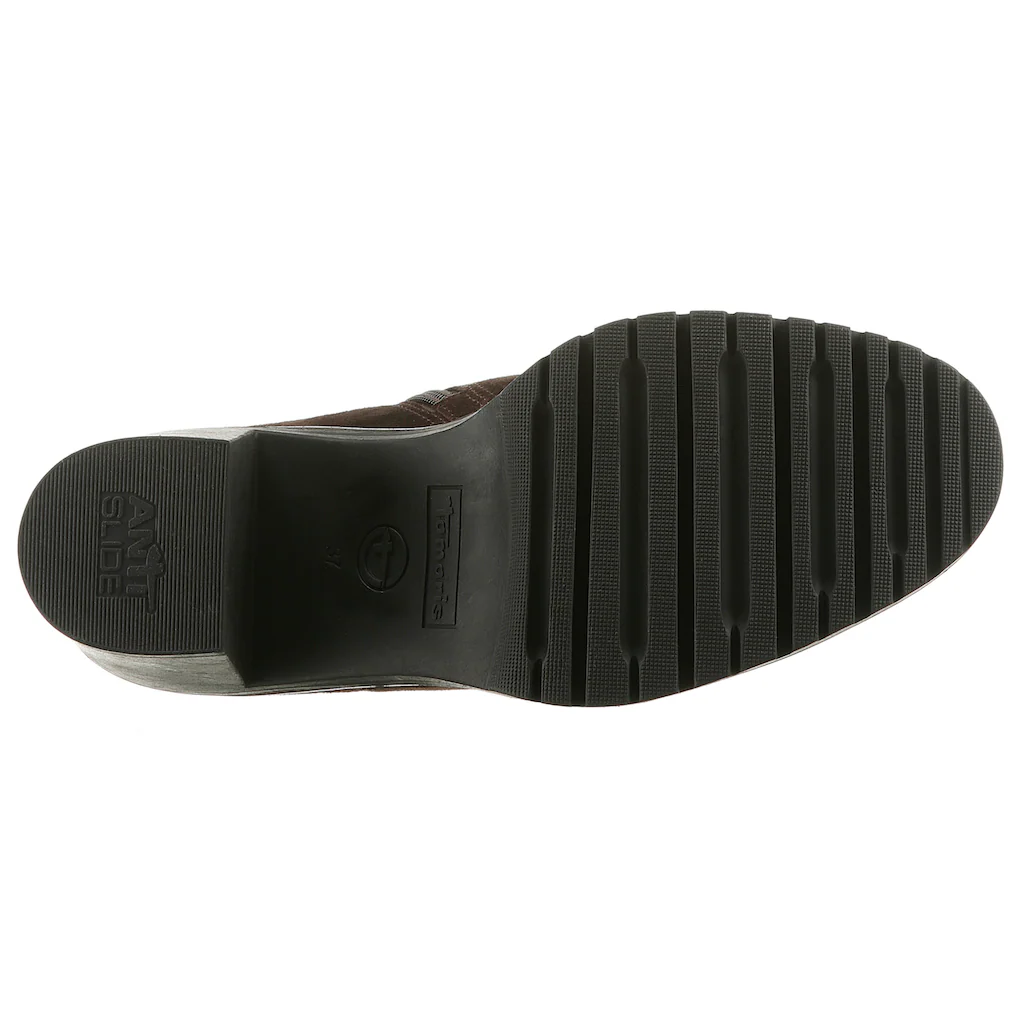Tamaris Stiefelette Blockabsatz Chelseaboots Ankleboots Mit Kleinem Stretcheinsatz Kaufen