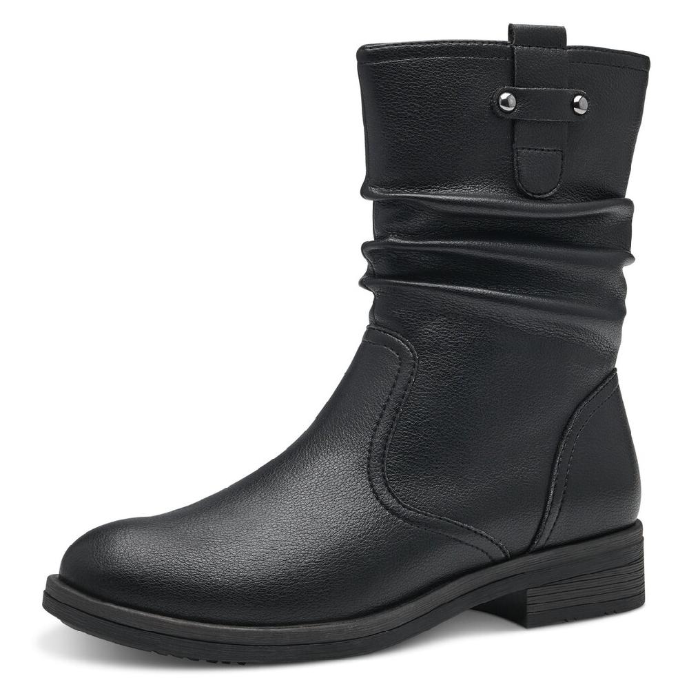 Tamaris Stiefelette mit Falten im slouchy Look ▷ für