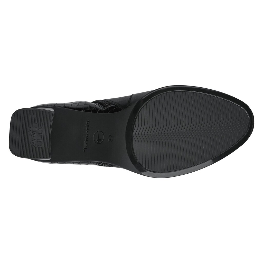 Tamaris Stiefelette Mit Reptilienprägung Online Bestellen