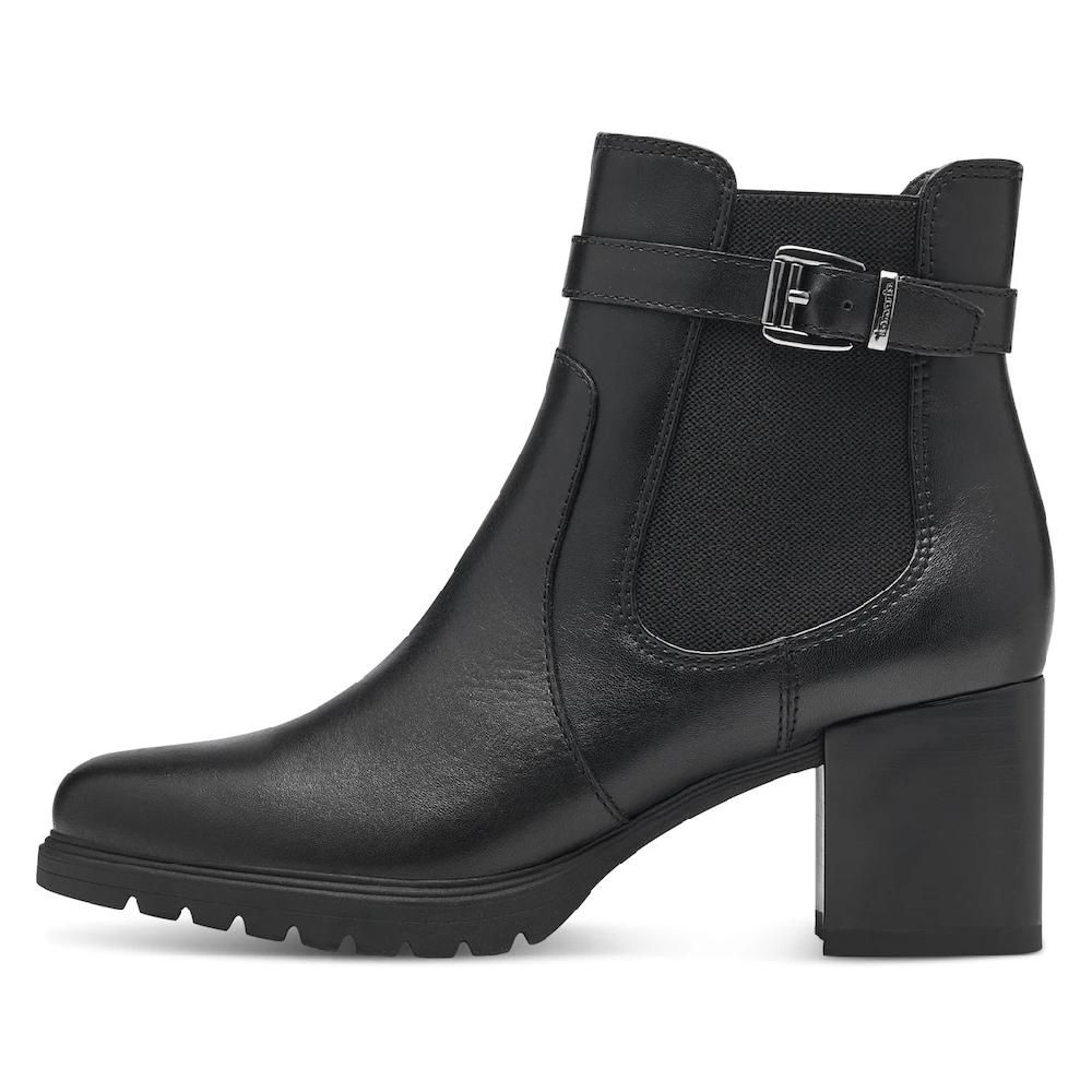 Tamaris Stiefelette Mit Trendiger Zierschnalle Am Schaftrand ▷ Für