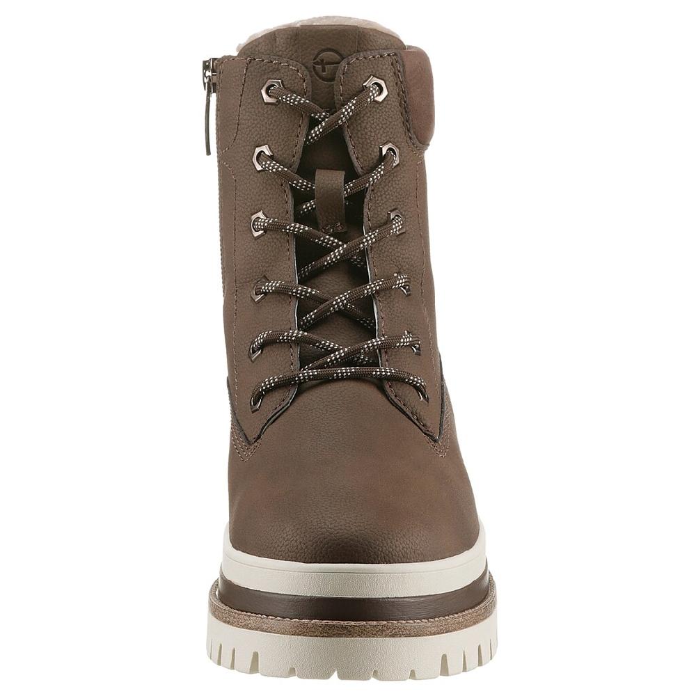 Tamaris Winterboots Blockabsatz Plateau Schnürboots In Veganer Verarbeitung ▷ Für