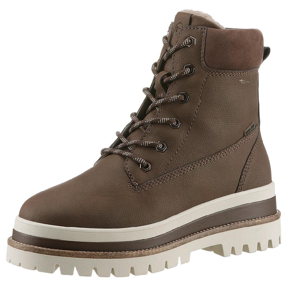 Tamaris Winterboots Blockabsatz Plateau Schnürboots in veganer Verarbeitung ▷ für