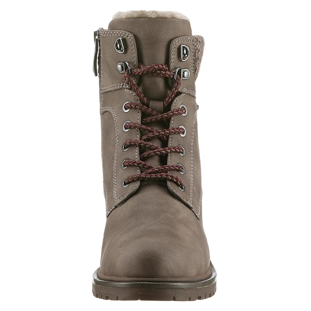Tamaris Winterboots Blockabsatz Schnürboots Winterstiefelette Mit Duo Tex-Ausstattung Online Kaufen