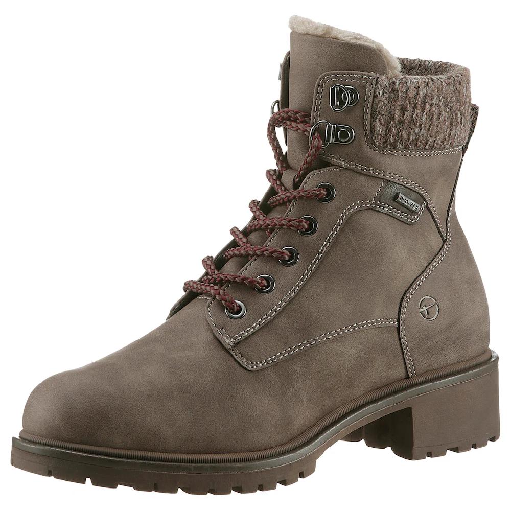 Tamaris Winterboots Blockabsatz Schnürboots Winterstiefelette mit Duo Tex-Ausstattung online kaufen