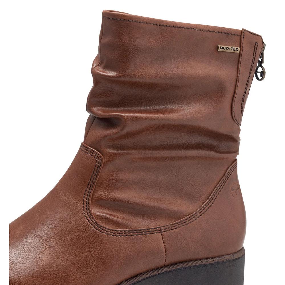 Tamaris Winterstiefelette Blockabsatz Winterboots Mit Falten Am Slouchy Schaft Online Bestellen