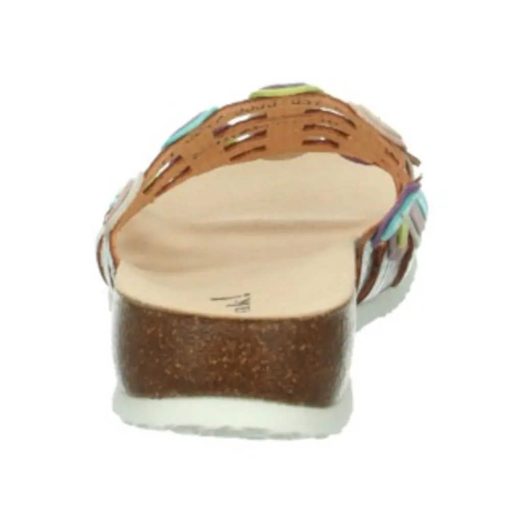 Think Pantolette »Julia« Keilabsatz Sommerschuh Schlappen Im Coolen Retro-Design Online Kaufen