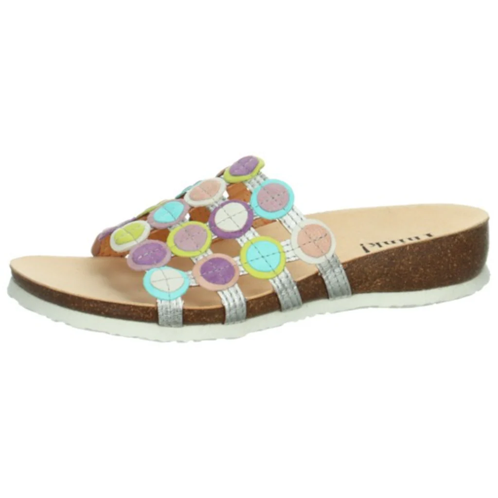 Think Pantolette »Julia« Keilabsatz Sommerschuh Schlappen Im Coolen Retro-Design Online Kaufen