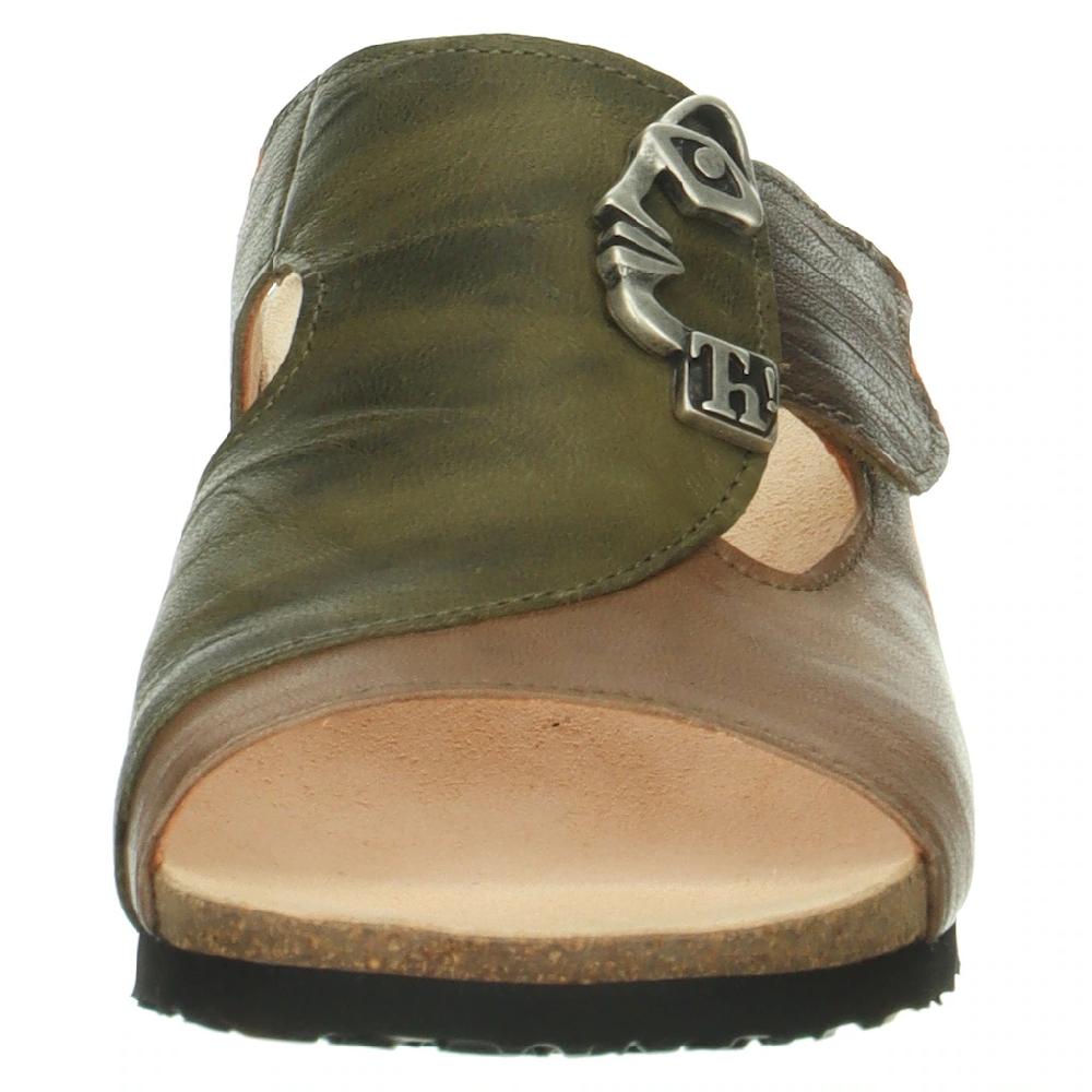 Think Pantolette »Mizzi« Sandale Schlappen Keilpantolette In Aufwendiger Optik Online Bestellen