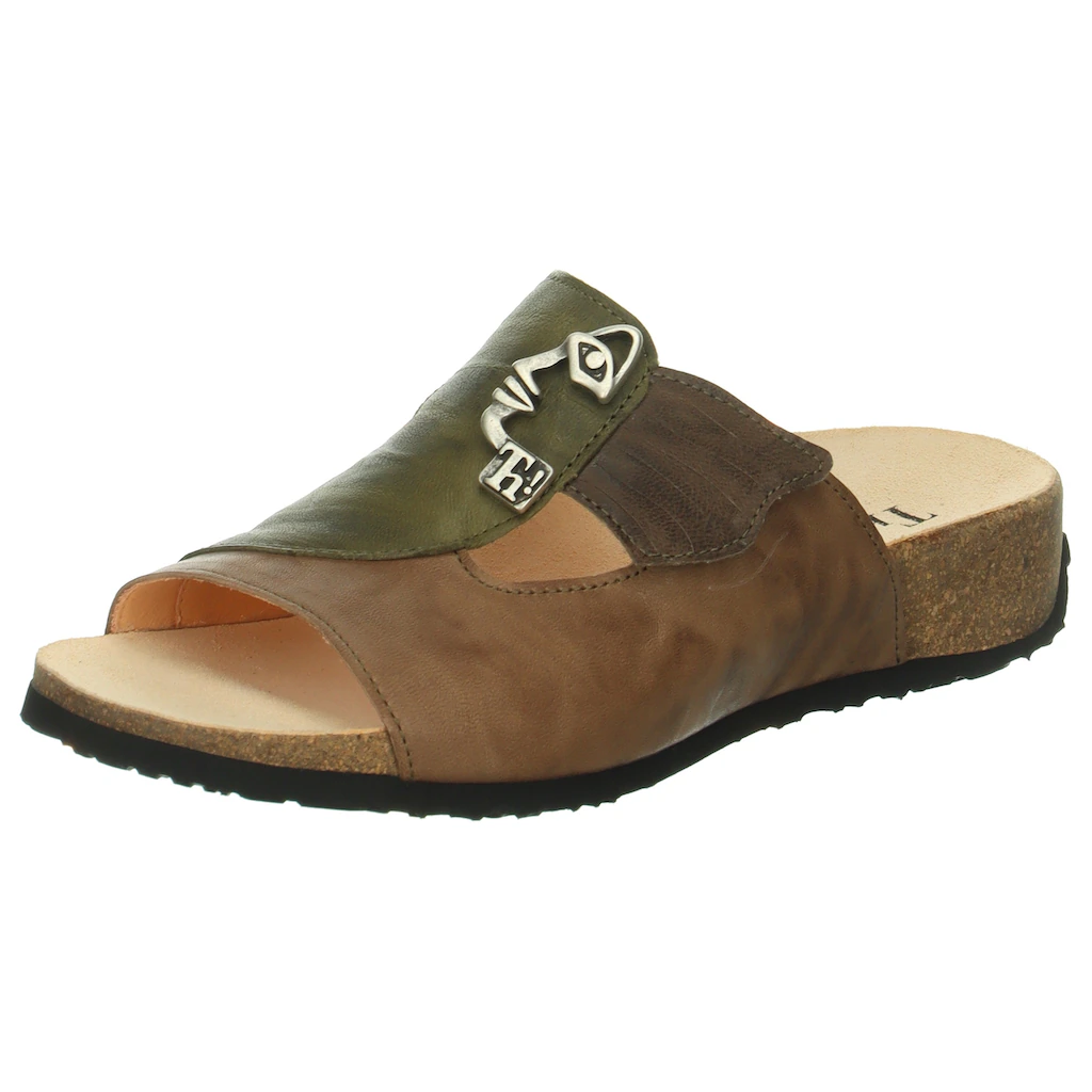 Think Pantolette »Mizzi« Sandale Schlappen Keilpantolette in aufwendiger Optik online bestellen