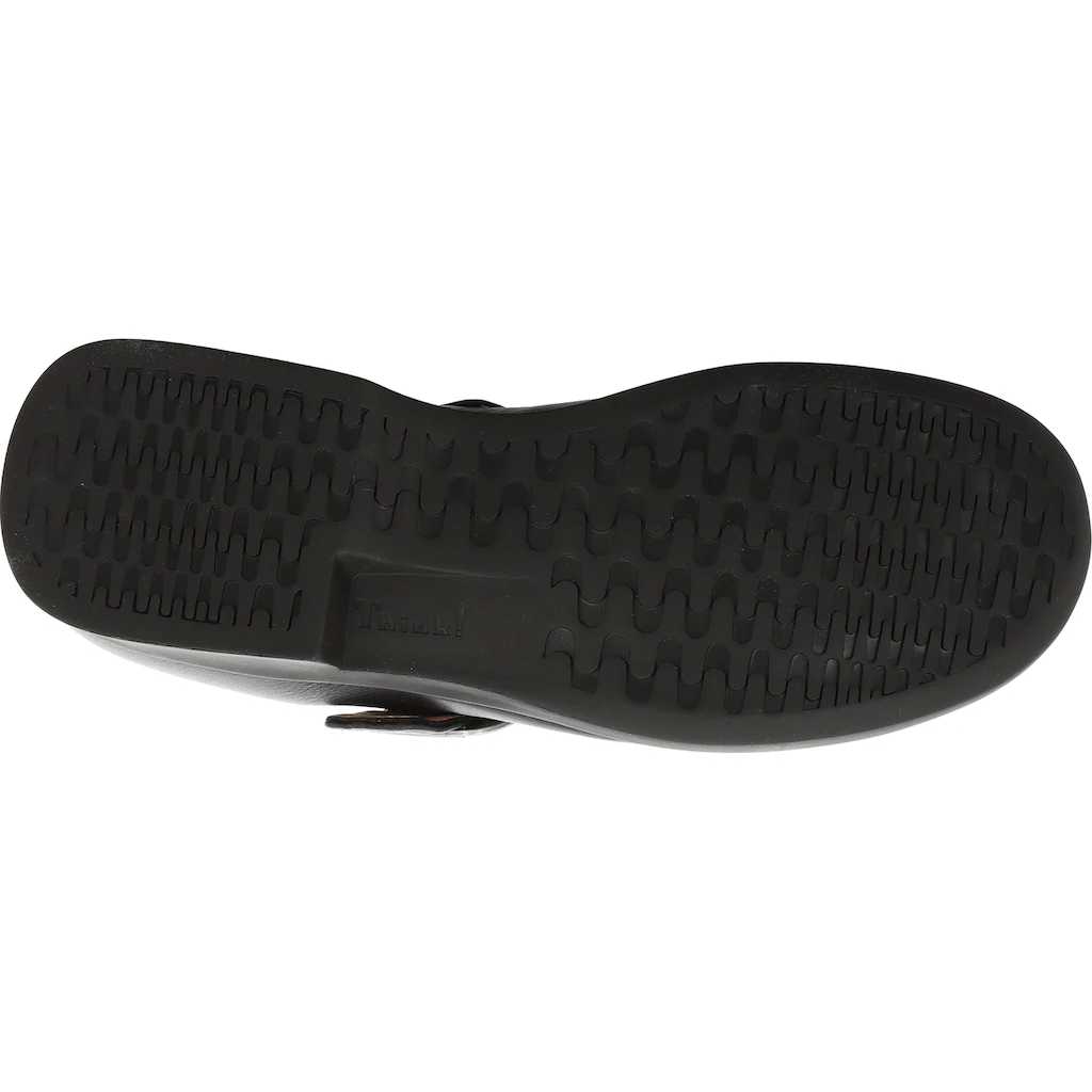 Think Riemchenballerina »Spangenballerina PENSA« Festtagsschuh Berufsschuh Klettschuh Mit Wechselfußbett Online Kaufen