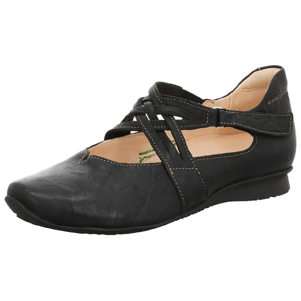 Think Riemchenballerina Spangenschuh Slipper Festtagsschuh ausgezeichnet mit "Blauer Engel"