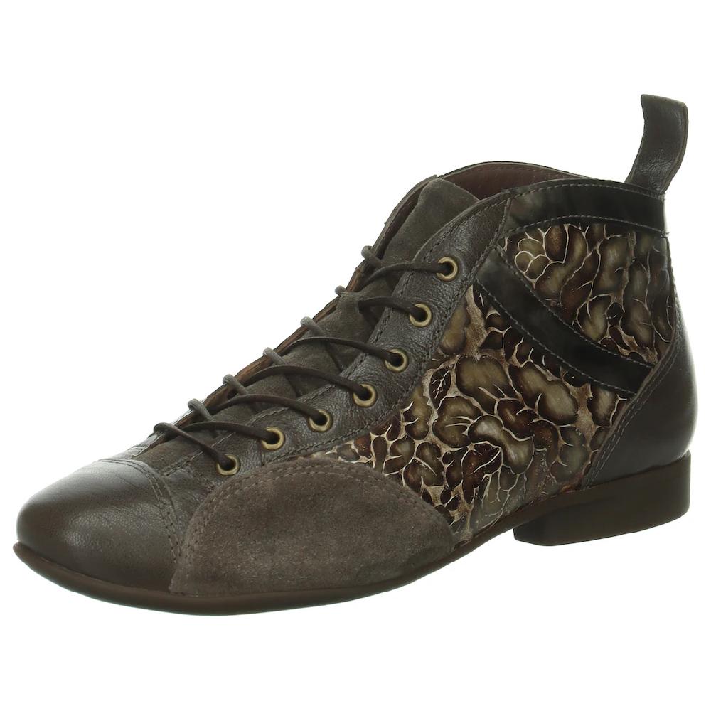 Think Schnürstiefelette »GUAD 2« Stiefelette Komfortschuh mit Muster online bestellen