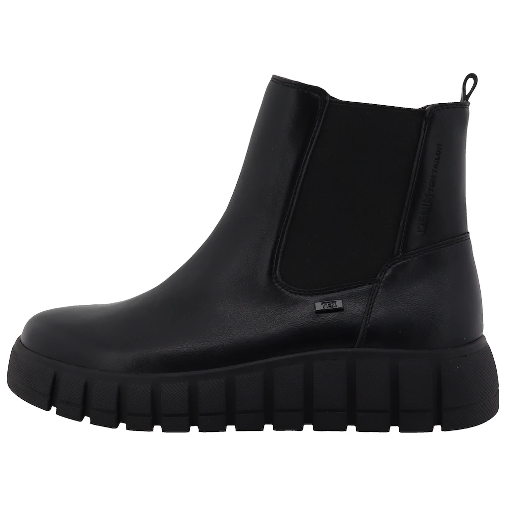TOM TAILOR Chelseaboots Plateau Keilstiefelette Mit Zweckmäßigem Reißverschluss Online Bestellen