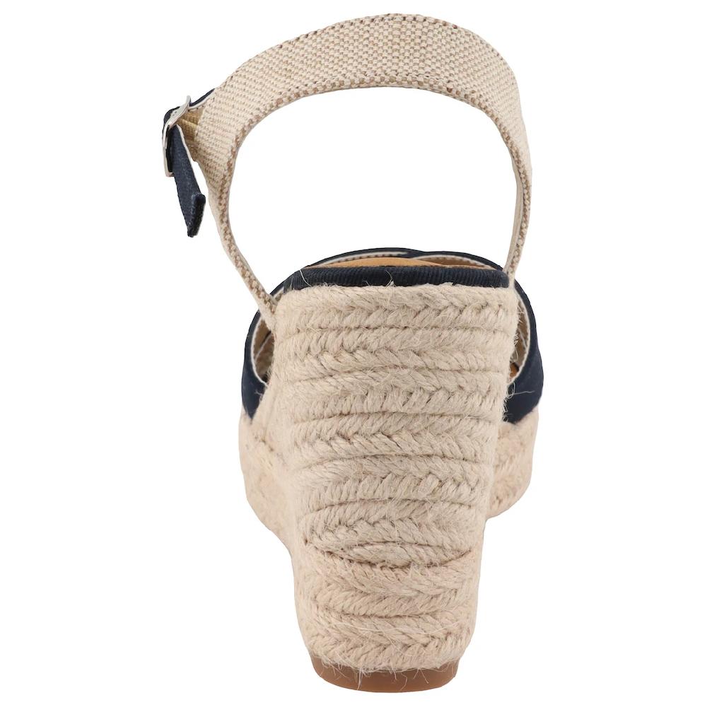 TOM TAILOR High-Heel-Sandalette »Jolanda« Sommerschuh Sandale Keilabsatz Mit Verstellbarem Ristriemchen Kaufen