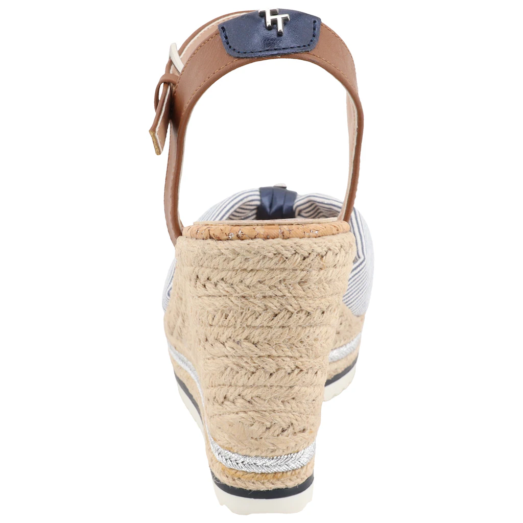 TOM TAILOR High-Heel-Sandalette »Valeria« Sommerschuh Sandale Keilabsatz Mit Gepolsterter Innensohle Online Bestellen