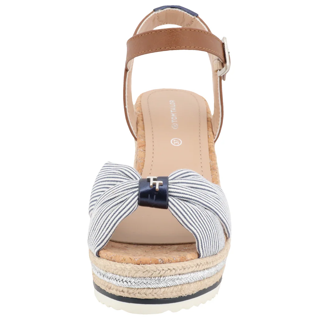 TOM TAILOR High-Heel-Sandalette »Valeria« Sommerschuh Sandale Keilabsatz Mit Gepolsterter Innensohle Online Bestellen