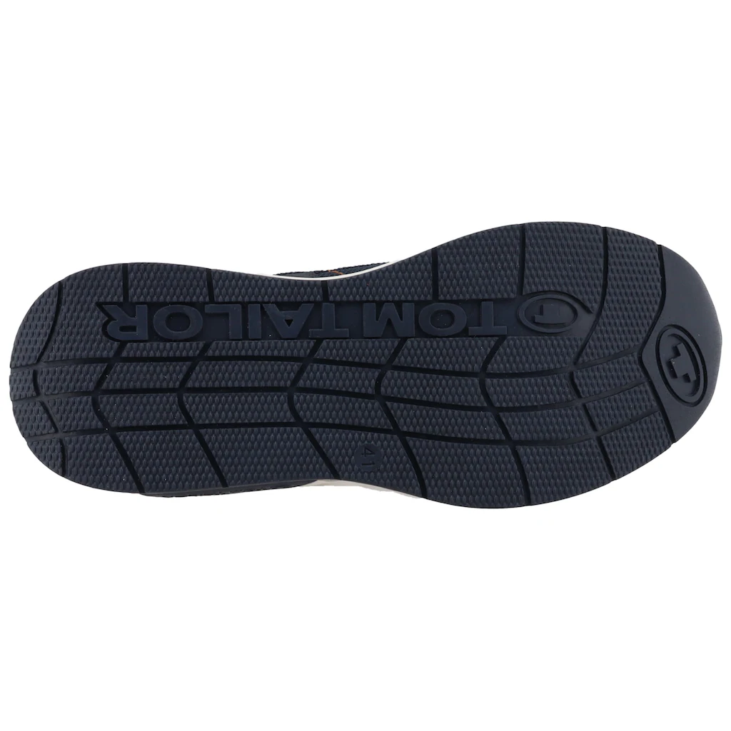 TOM TAILOR Keilsneaker Freizeitschuh Halbschuh Schnürschuh Mit Tom Tailor Marken-Label